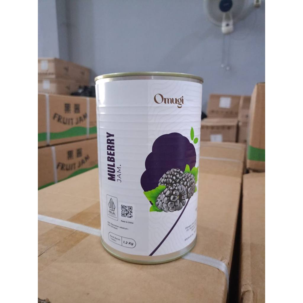 serba.grosir.bandung-Omugi Selai Buah Mulberry Jam 1.2Kg – Halal Premium, Murah, Distributor Bisnis 