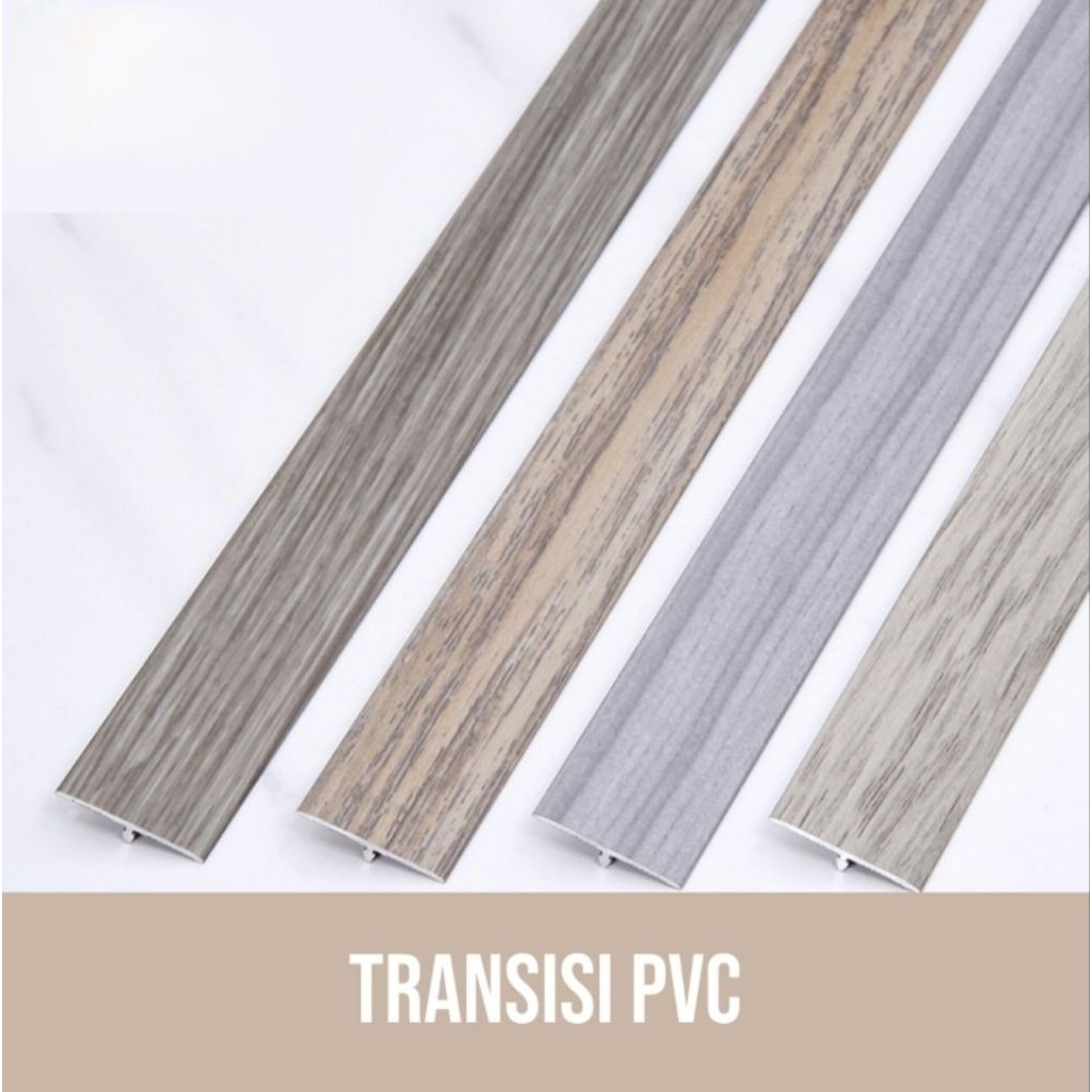LAIV List Transisi PVC Parkit Aksesoris Lantai Vinyl SPC List Pembatas Antar Vinyl SPC
