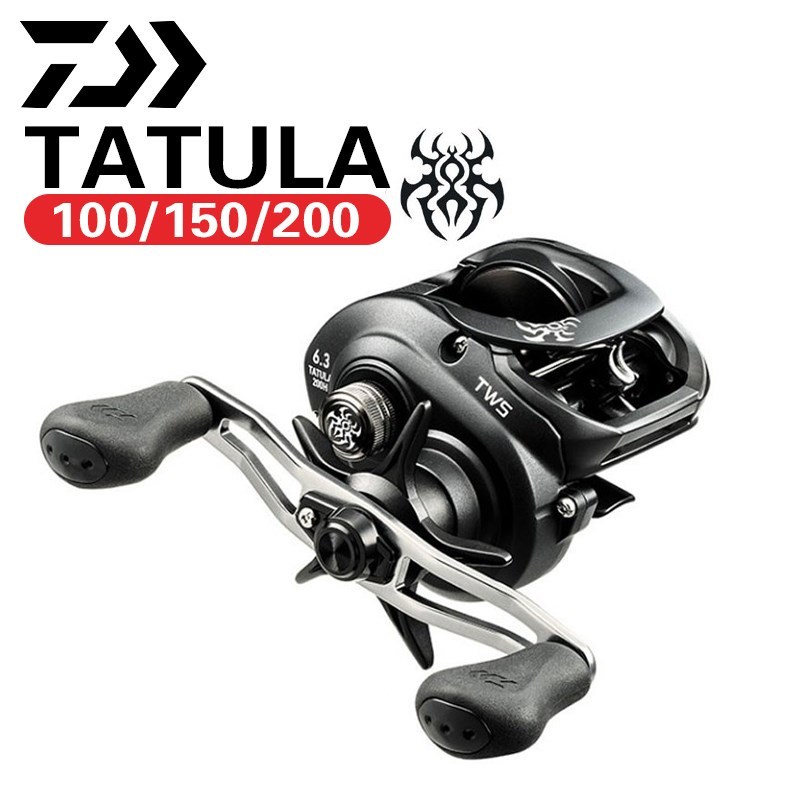 DAIWA TATULA 100 150 200 300 Baitcasting Reel Fishing Reels 7BB+1RB MAX DRAG  Low profile Casting Re