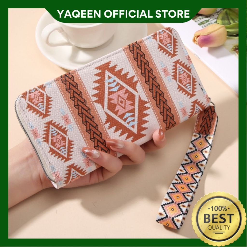 YAQEEN- Dompet Panjang Wanita Cantik Kulit Mewah Wallet Simple Terbaru Kiandra Elegan WA1220C3 Premi