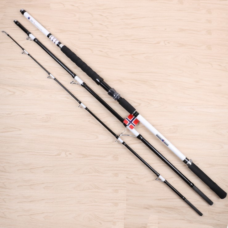 Super hard boat fishing rod 2.4-3.3M SURF ROD 2-3sections JIGGING rod distance throwing rod CARP rod