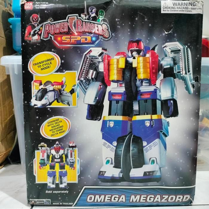 Bandai Power Ranger SPD Omega Megazord Lengkap Sesuai Foto