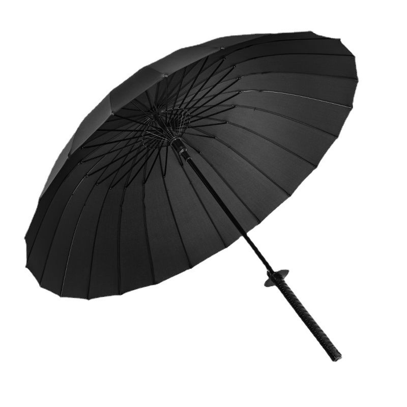 Payung Gagang Panjang Desain Samurai - Theme Pedang Jepang Unik untuk Pria dan Wanita