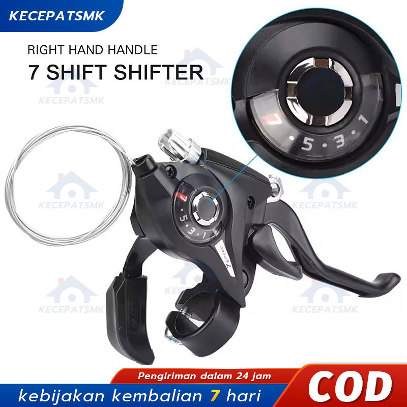Shimano Speed Shifter Handle Brake Rem Hidrolik Sepeda 3x7 speed