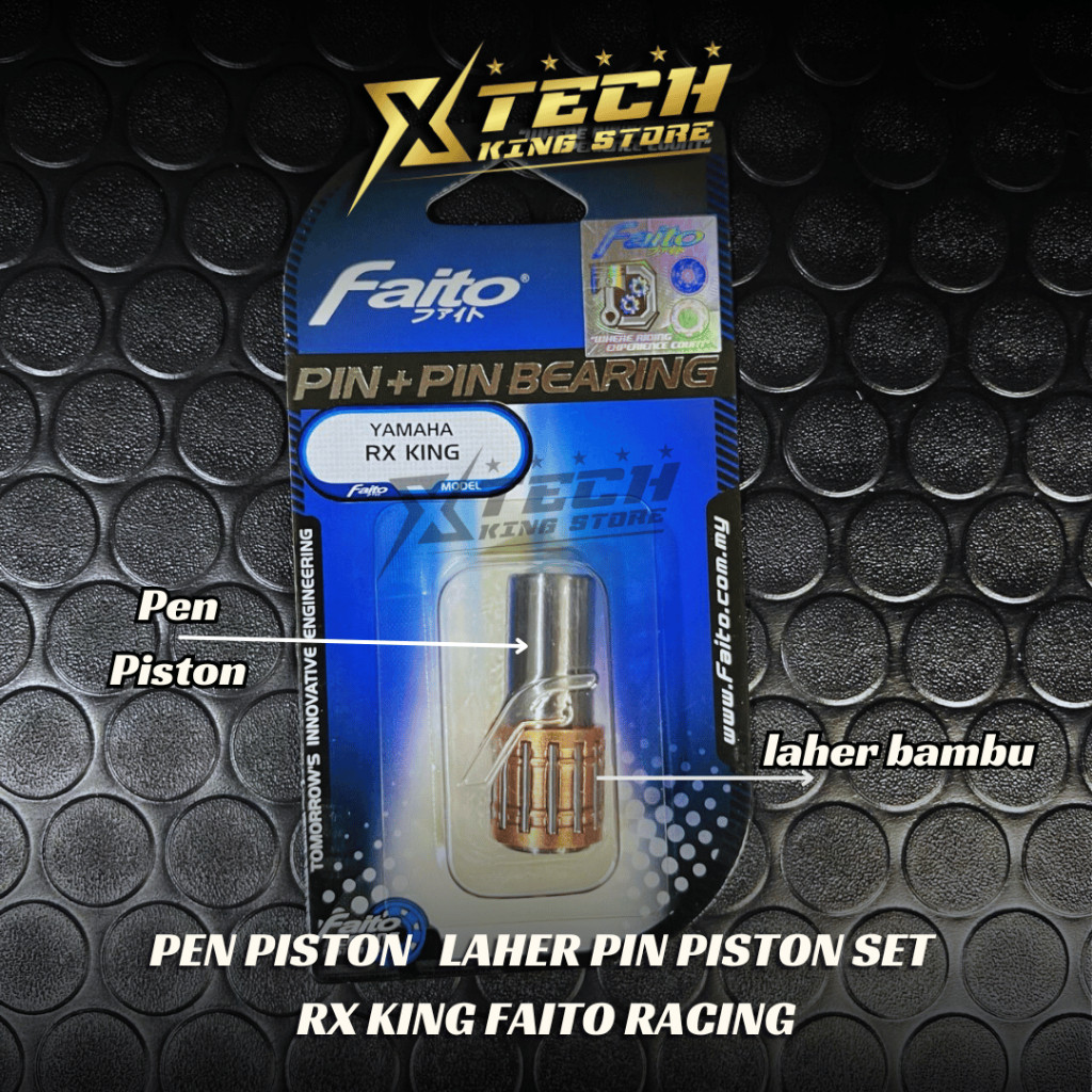 PEN PISTON RX KING FAITO LAHER PIN PISTON SET RX KING FAITO RACING