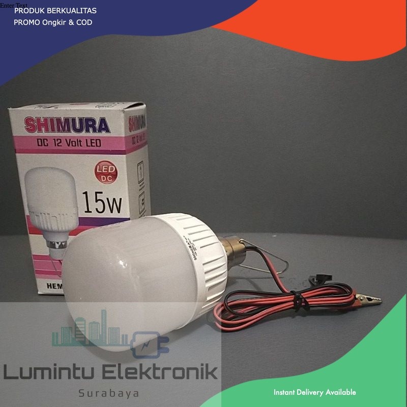 Lampu led DC12v 15 watt