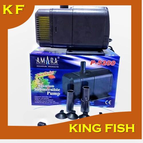pompa celup aquarium kolam ikan AMARA P 5200 P5200 water pump hidroponik aquaponik air mancur kolam 