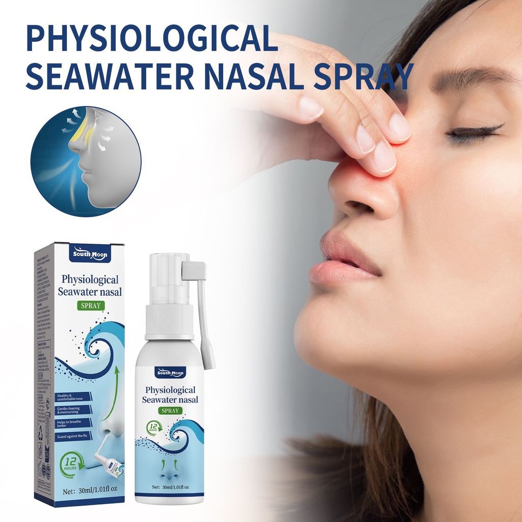 [Hidung Lega Instan] Semprotan Saline Alami Untuk Hidung Tersumbat Dewasa Dan Anak - Nasal Spray/Sem