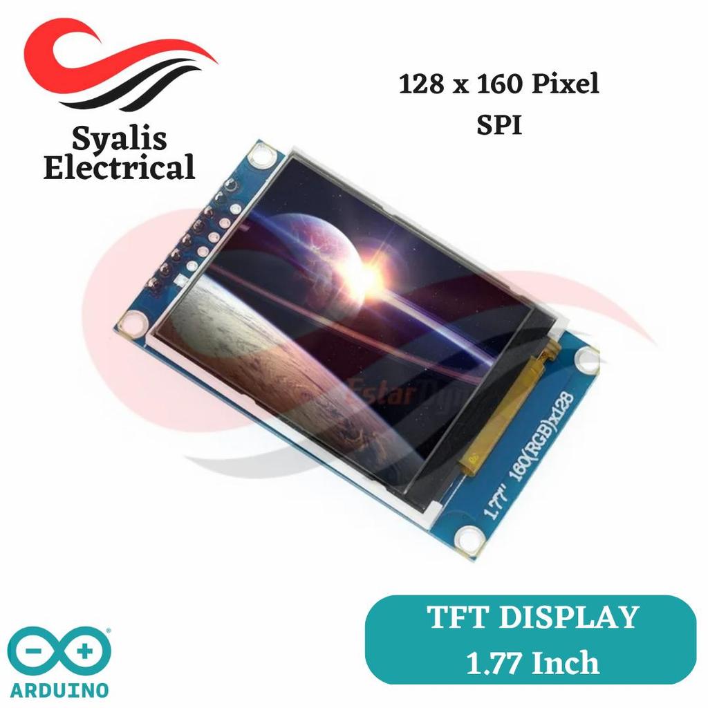 Display TFT LCD OLED 1.77 inch arduino