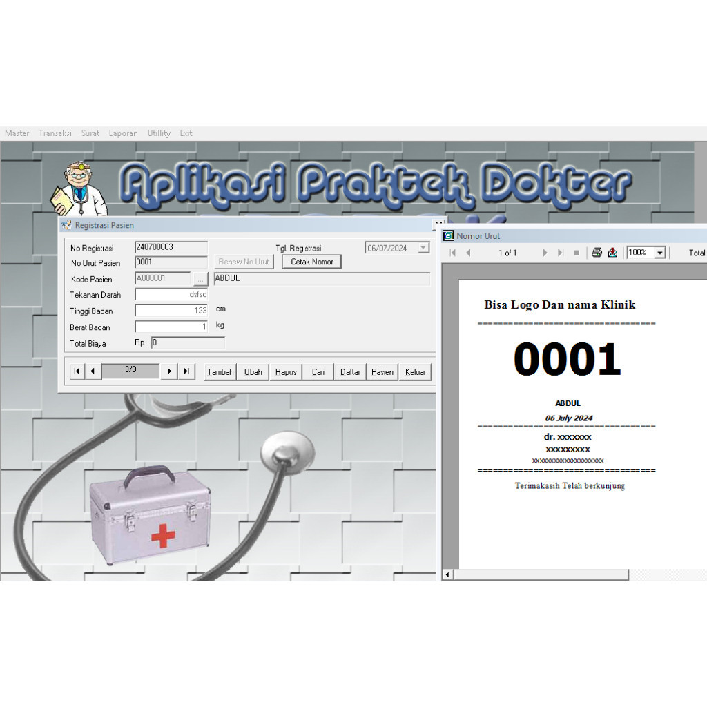 Software Aplikasi Praktek Dokter Terbaru