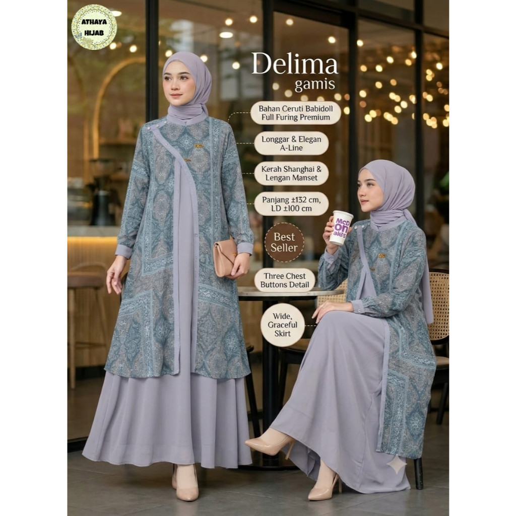 0107       DELIMA ALIANA GAMIS by ATHAYA FASHION   // NOVIISTUFF