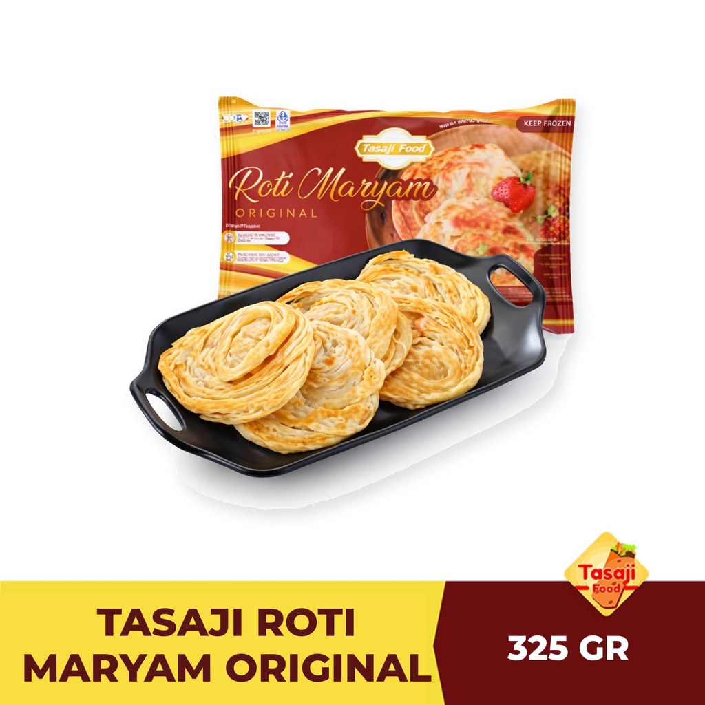 Tasaji Roti Maryam Original / Roti Cane / Canai Frozen
