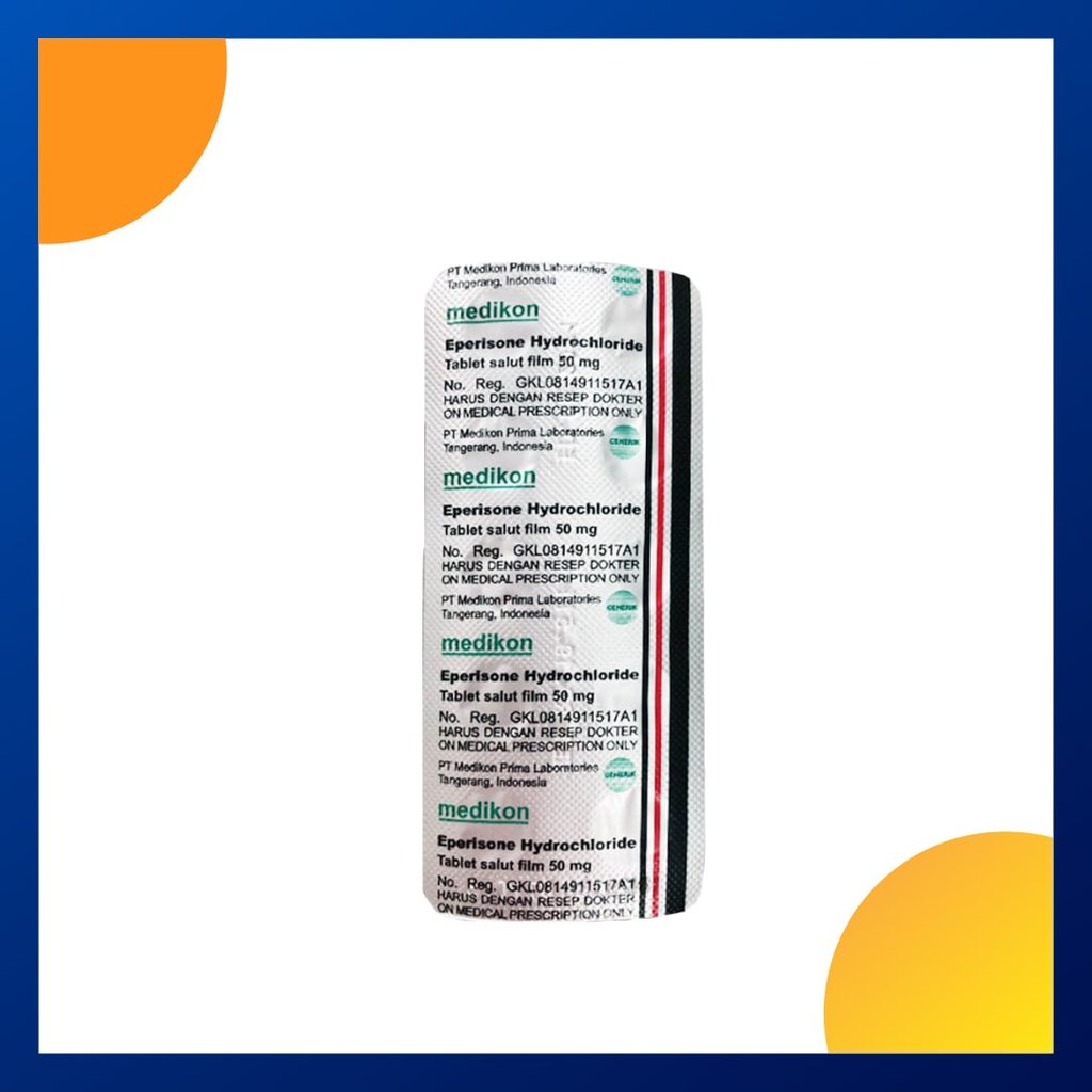 EPERISONE GENERIK MEDIKON 1 BLISTER @ 10 TABLET SALUT SELAPUT