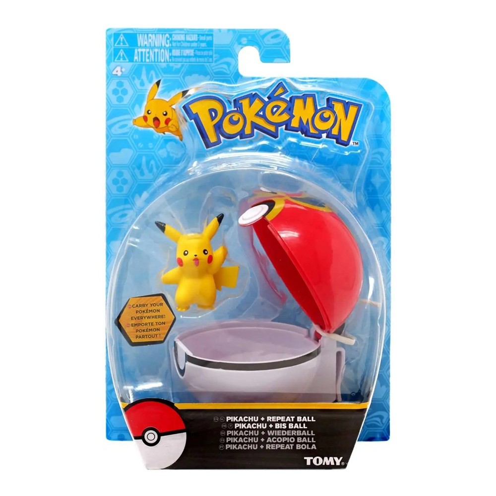 Tomy Pokemon Pikachu + Pokeball