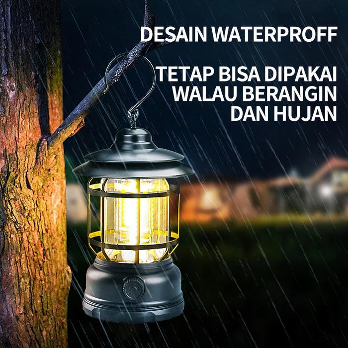 Lentera Gantung Retro LED 5700 / Lampu Lentera LED Camping Tent