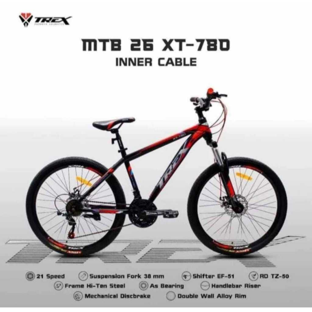 Sepeda Gunung MTB 26 Inch Sepeda Gunung TREX XT 780