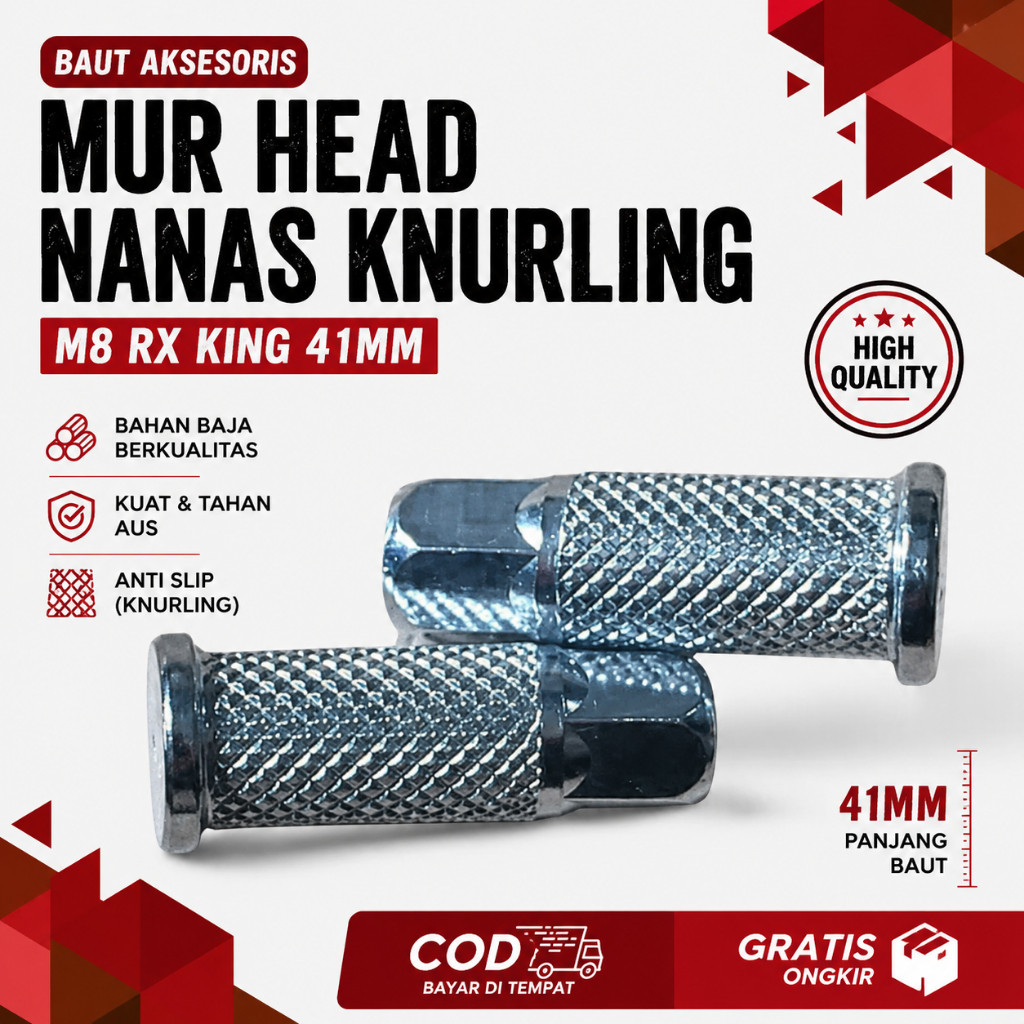 MUR HEAD NANAS/MUR HEAD NANAS KNURLING/M8 RX KING 41MM