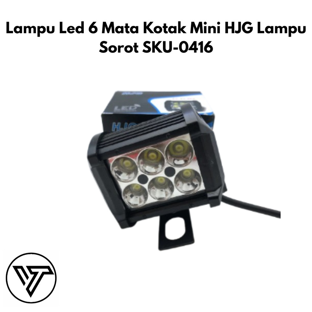 Lampu Led HJG Lampu Tembak 6 Mata Kotak Mini  Lampu Sorot SKU-0416