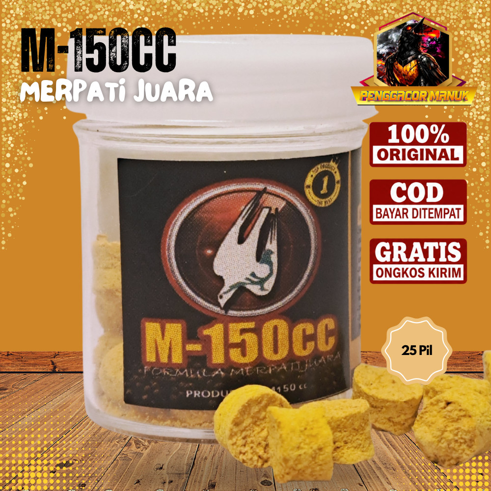 M150CC 25 PIL VITAMIN MERPATI SUPER Pil Dara Balap Bikin Napas Panjang Speed Maksimal Stamina Gahar