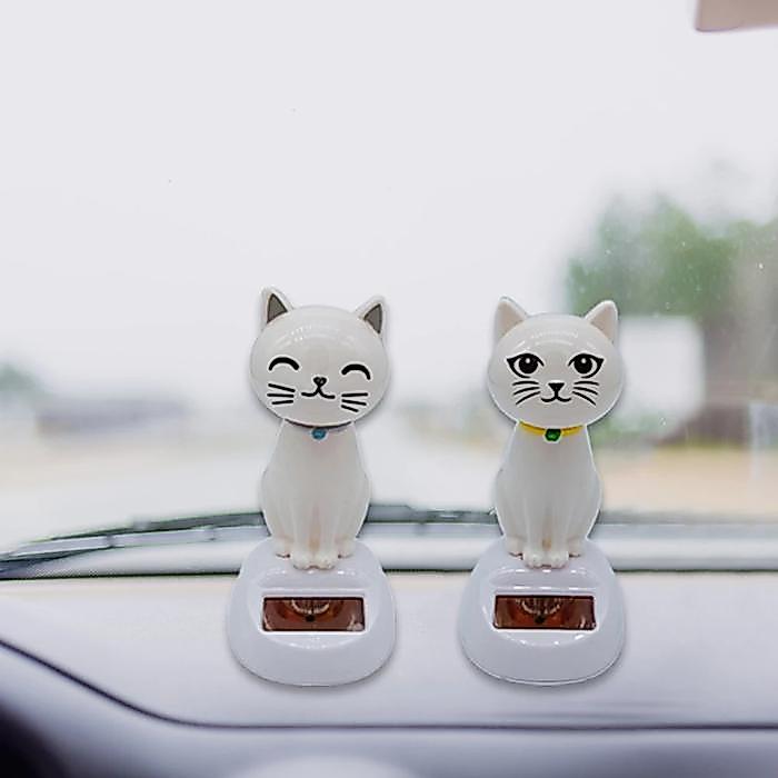 HOT SALE SOLAR DANCING TOY CUTE SOLAR POWERED SWINGING CAT DASHBOARD TERMURAH