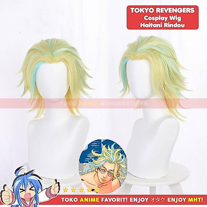 Wig Cosplay Anime Tokyo Revengers : Haitani Rindou