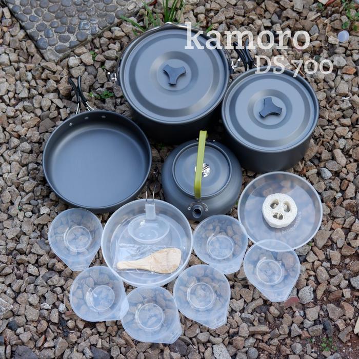 Cooking Set DS 700 - Nesting Teko Alat Masak Camping - Ds 700