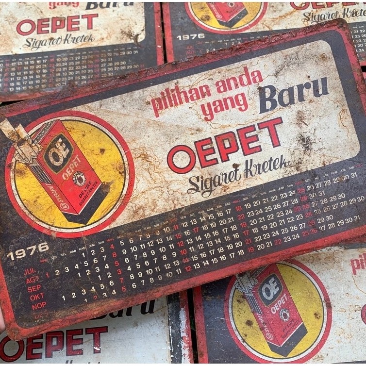 reklame kalender 1976 - dari 'OEPET'