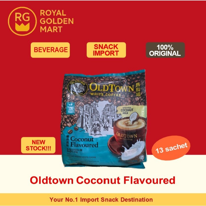 OLDTOWN White Coffee 3in1 Coconut Flavoured