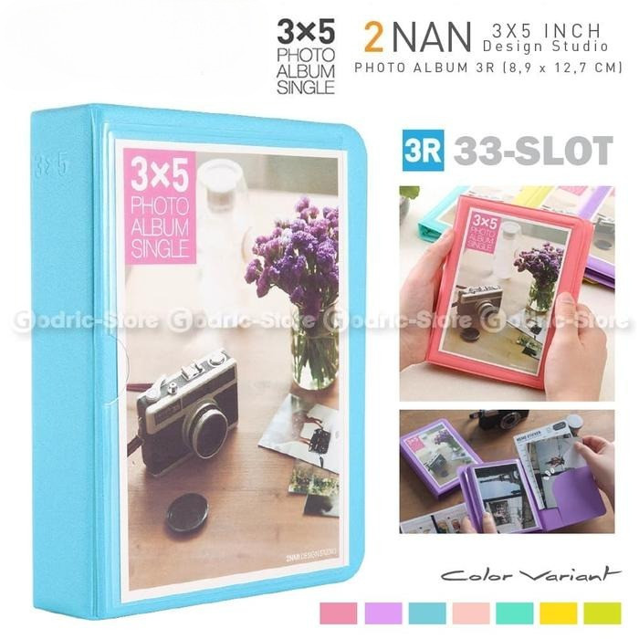 Korea Colorful Photo Album / Foto Album 3R (3x5) - PURPLE