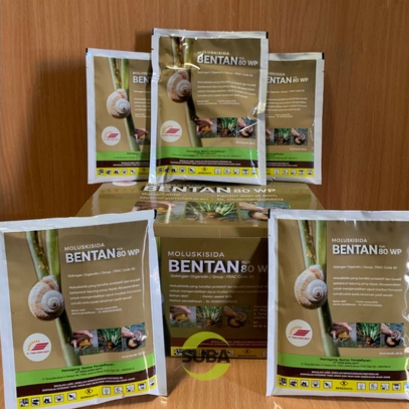 Bentan 80 WP Moluskisida 100gr - Efektif, Aman, Mudah Digunakan