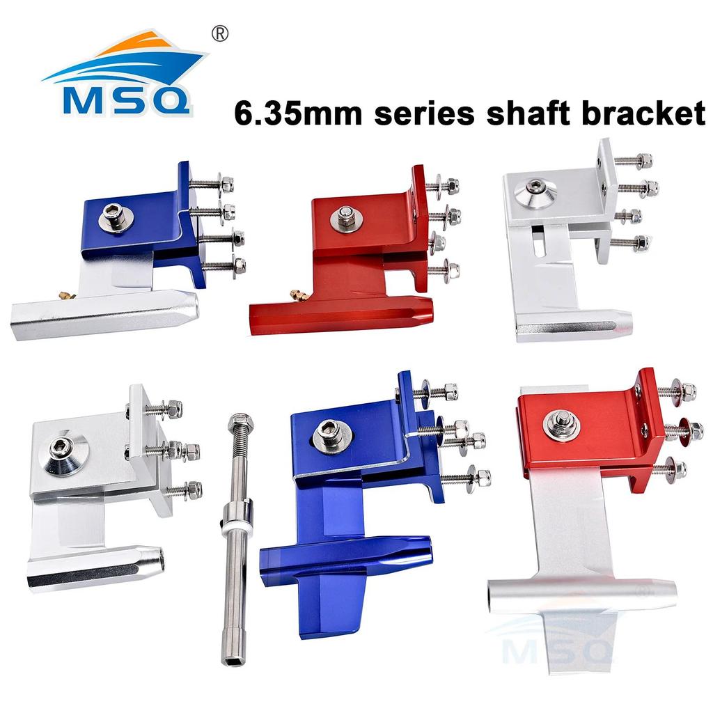 T49/50/70/80 6.35mm Shaft Bracket RC Boat Aluminum Alloy Strut For 1/4" 6.35mm Flexible Shaft/Cable 