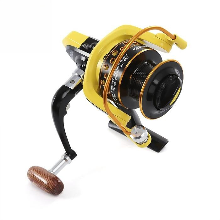 [Ready Stok] REEL KUNING SPOOL METAL 12BB HD SERIES LIEYUWANG 1000-7000 - HD1000