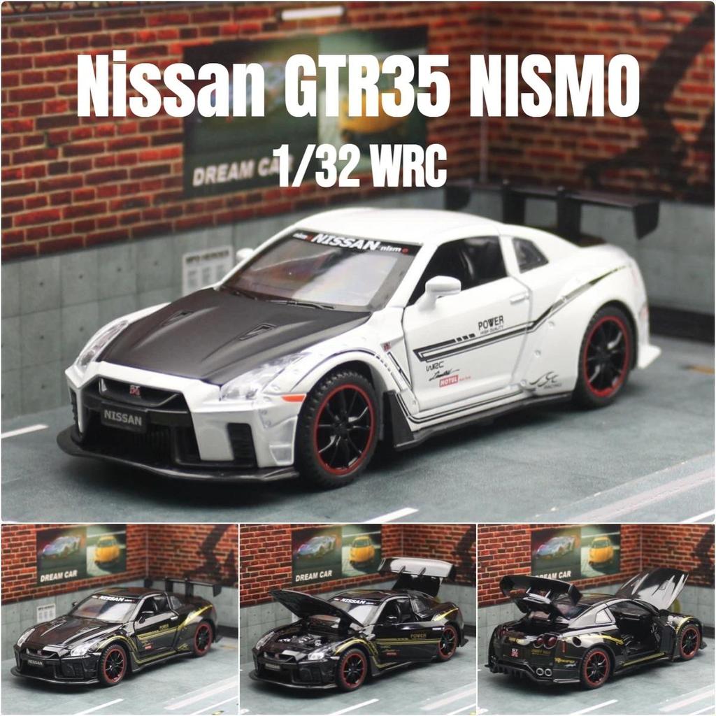 1/32 Nissan Skyline GTR R35 Nismo GT3 Racing Toy Car Model For Children RMZ CiTY Diecast Alloy Minia