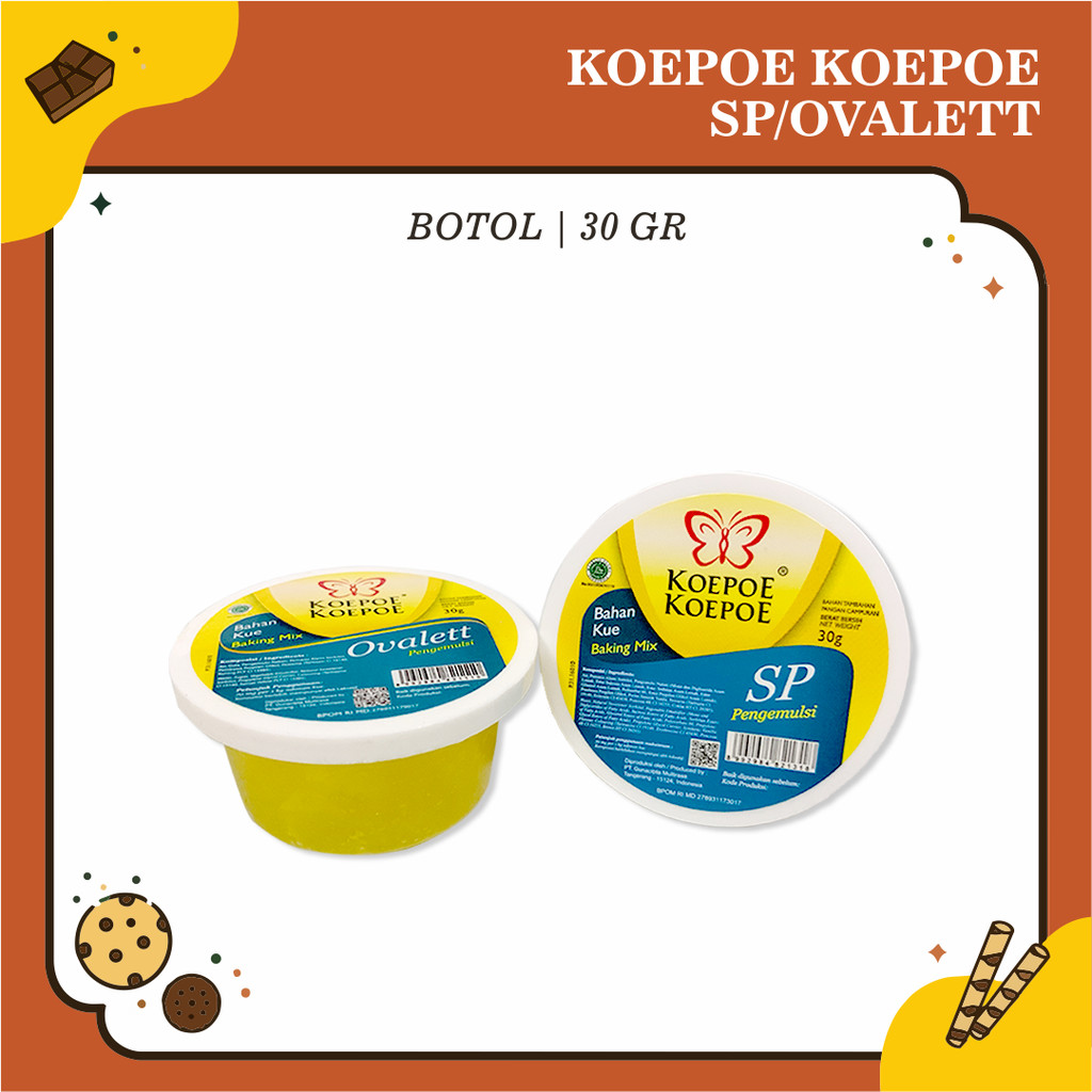 SP OVALETT KOEPOE KOEPOE 30G - OVALET PENGELMUSI PENGEMBANG ADONAN - PENGEMBANG ES KRIM
