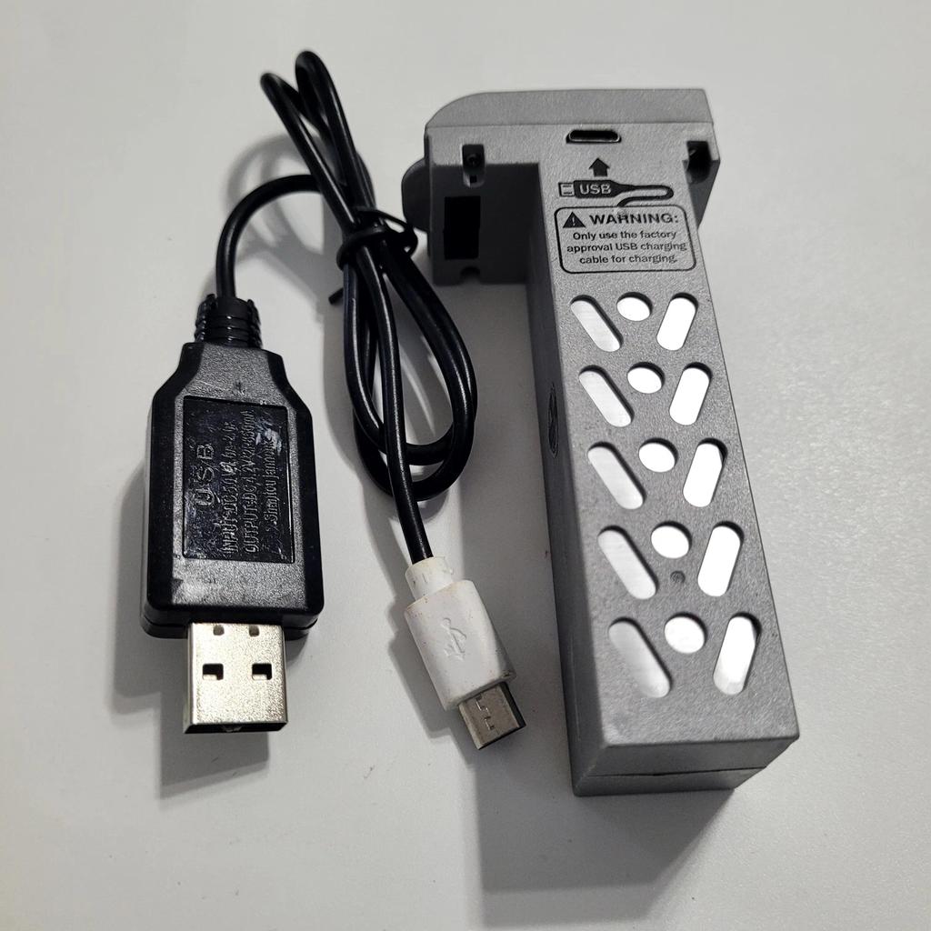 4DRC F3 Drone Original Spare Part 4D-F3 USB Charger / 7.4V 2000mAh Lipo Battery Part for Professiona