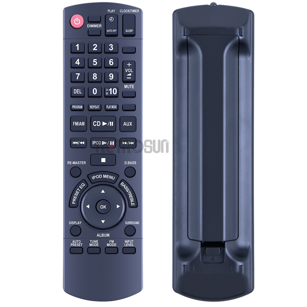New N2QAYB000394 Remote Control fit for Panasonic SC-HC3 Compact Stereo System