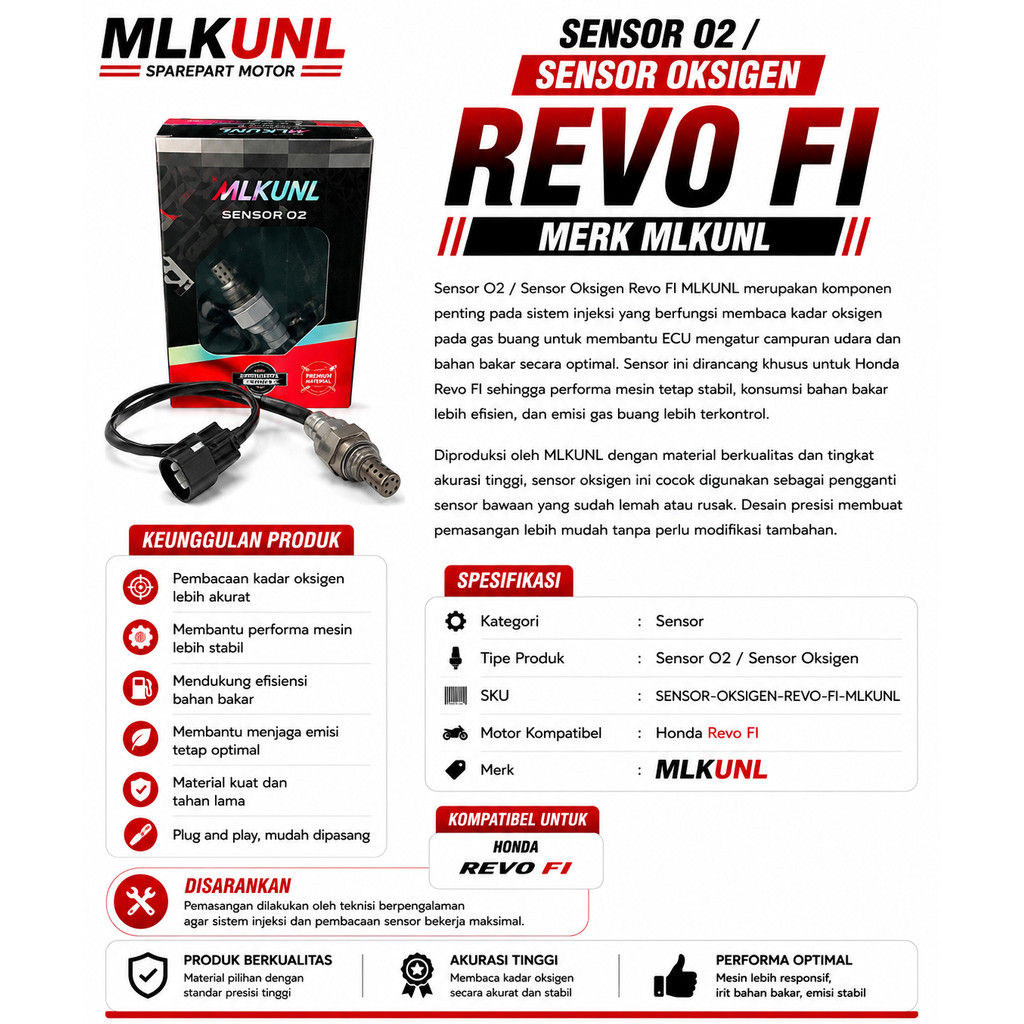 SENSOR O2/SENSOR OKSIGEN REVO FI MERK MLKUNL