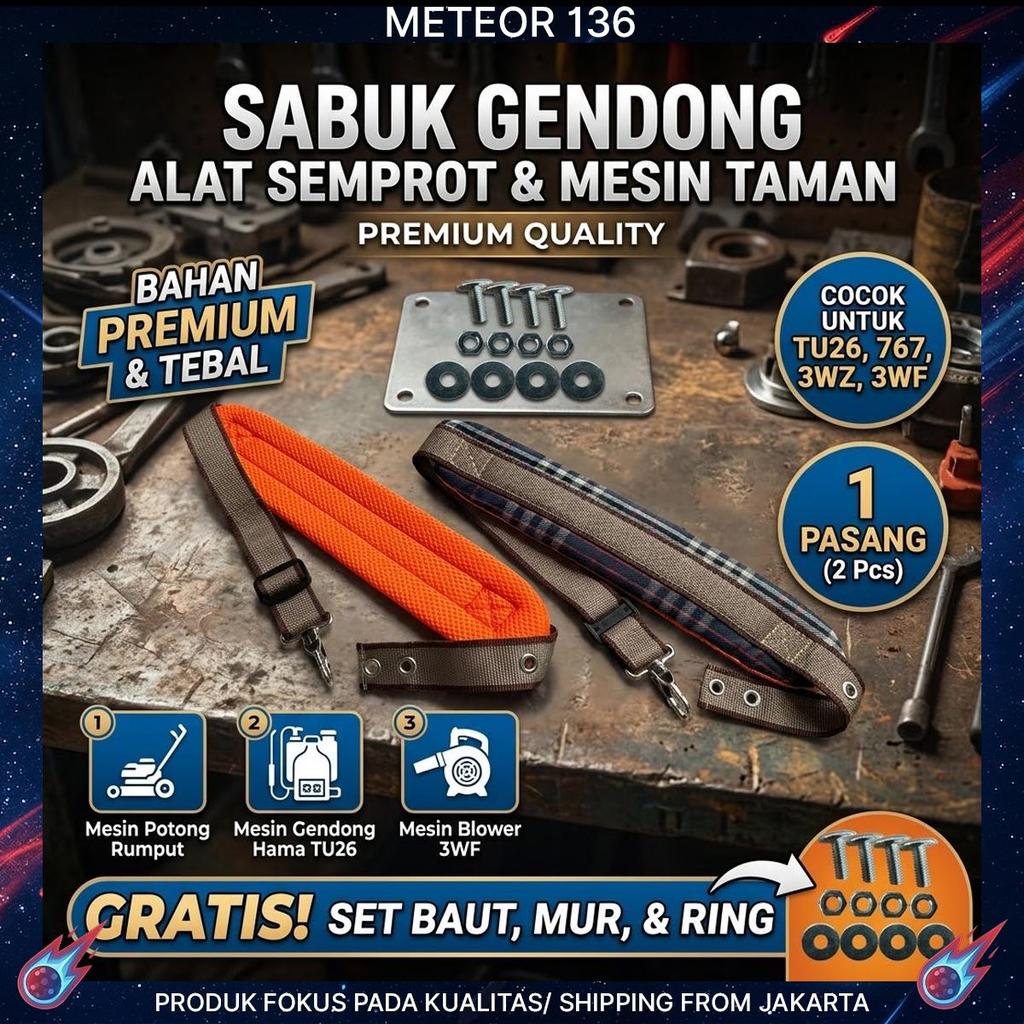 Tali Gendong Sepasang 2pcs Sabuk Ransel Sprayer Alat Semprot Hama TU26 767 3WZ 3WF Universal Premium