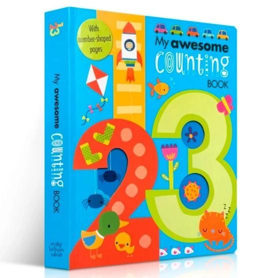 My Awesome Book - Counting - Alphabet - ted Book Buku  Numbers Make Believe Ideas English - Counting