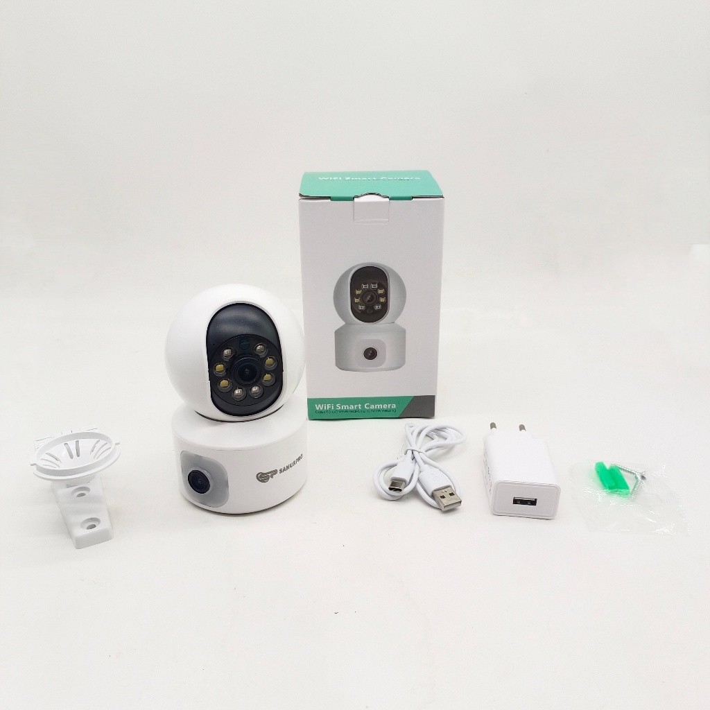 IP CAMERA 3 + 3MP DUAL LENS ICSEE Indoor IP Camera Dual Lensa 3+3MP IP Camera Outdoor