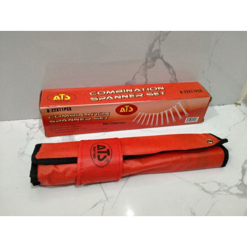 Kunci ring pas set 11pcs tebal ATS