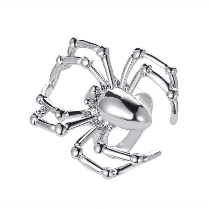 Cincin Laba-laba Halloween yang Rumit Cincin Hidup Pria dan Wanita yang Berlebihan