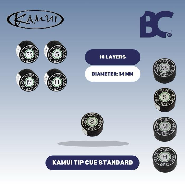Kamui Black Master Tip Billiard - Master Tip Play - Master Tip Billiard - Tip Billiard - Cue Tip (So