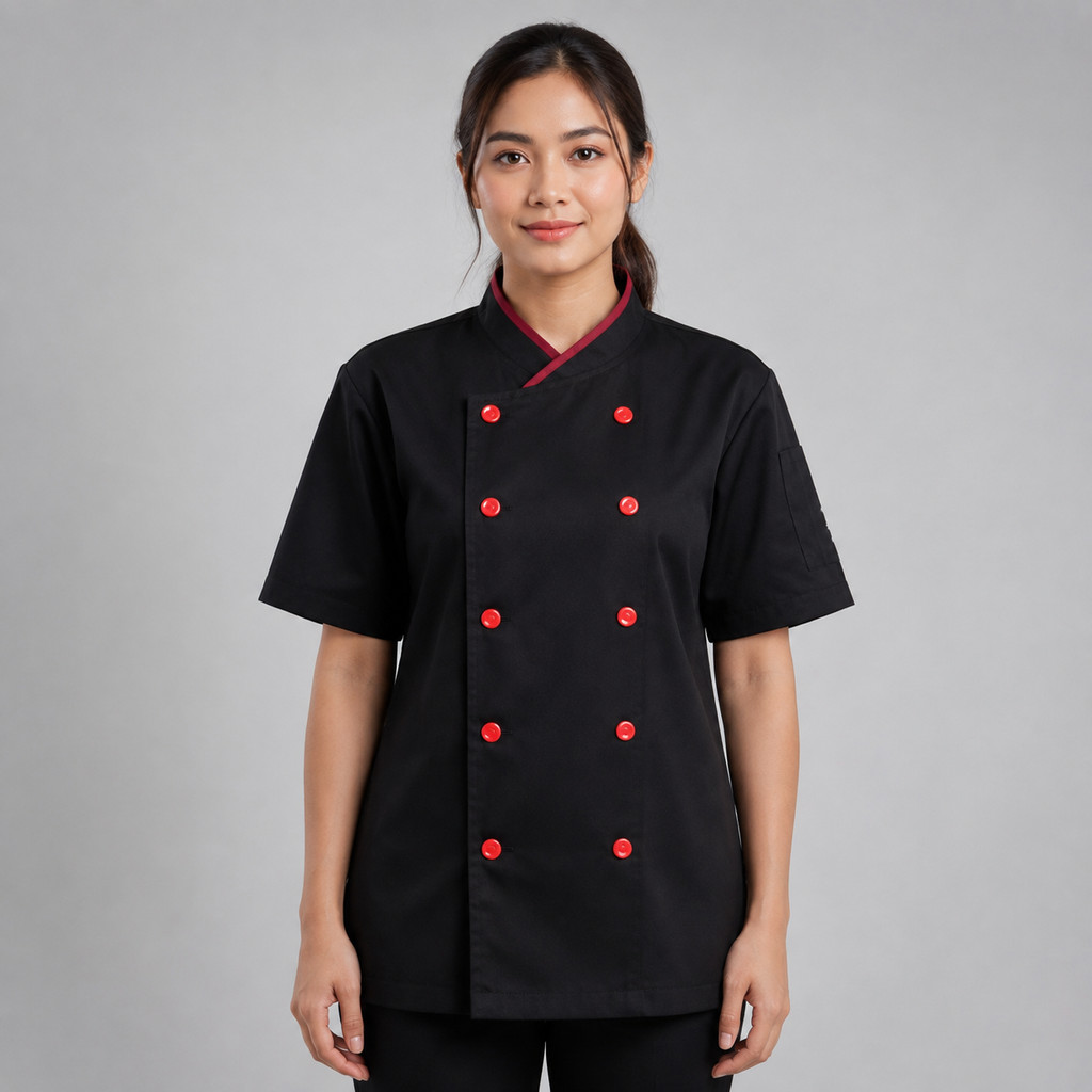 Chef Jacket / Chef Uniform Premium / Baju Koki Chef Unisex