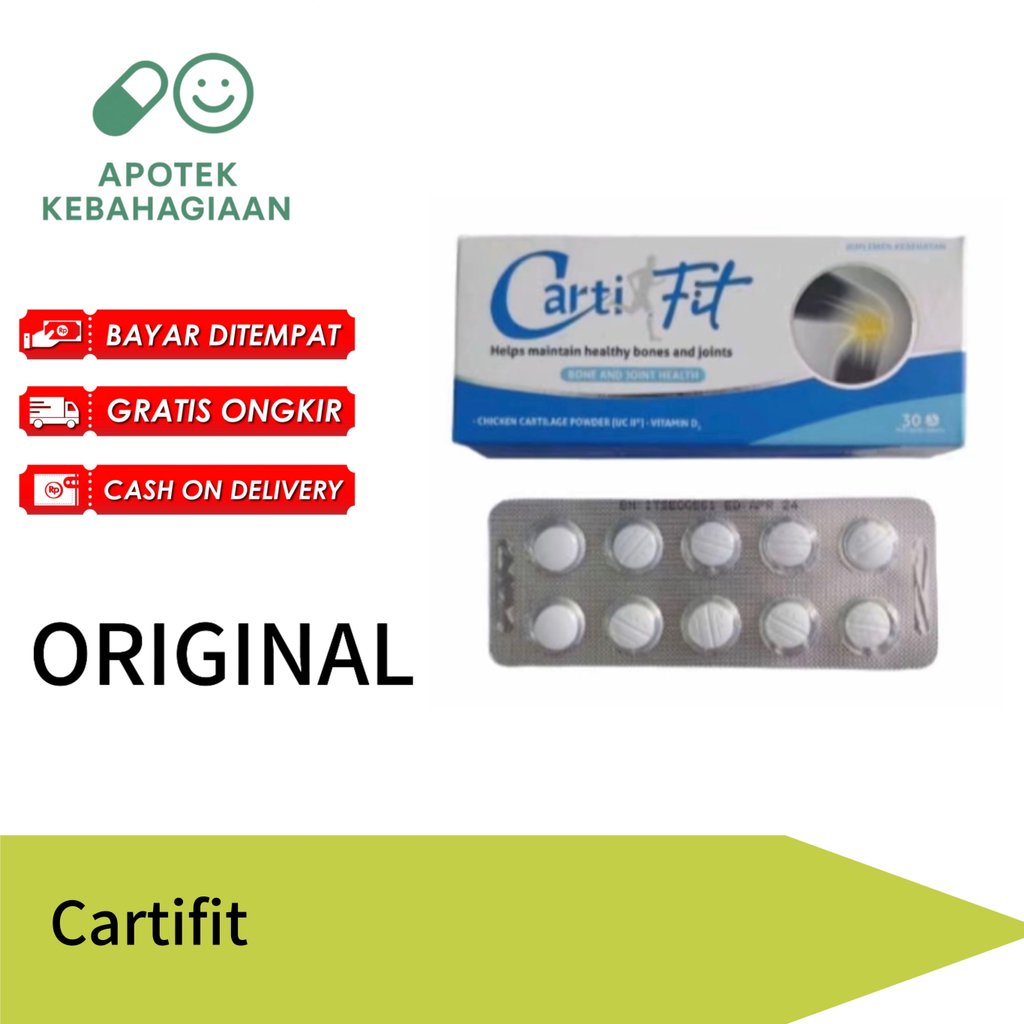 Cartifit Box 30 Tablet Untuk Kesehatan Tulang