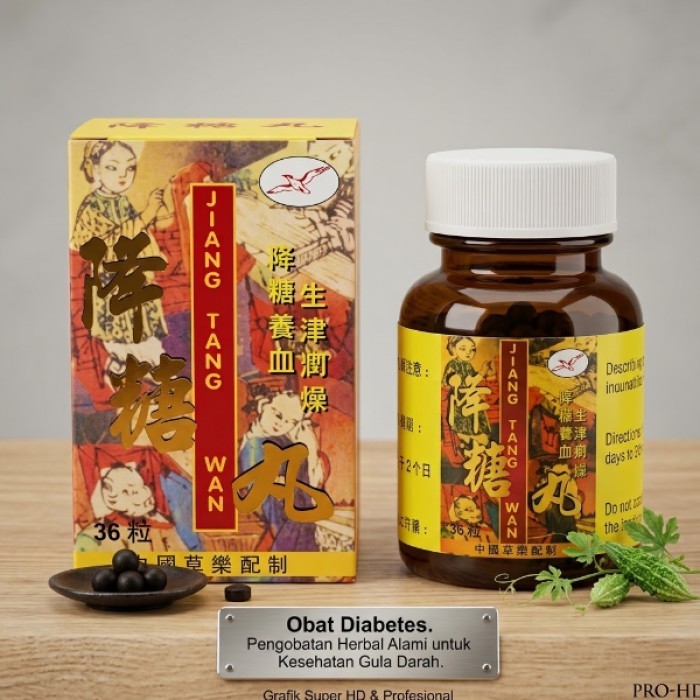 Jiang Tang Wan Original Obat Diabetes Gula Darah Kapsul LS