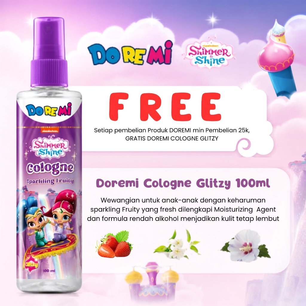 Doremi Shimmer & Shine Cologne Glitzy Sparkling Fruity 100ml