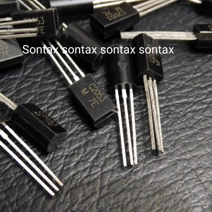 2sc2053 c2053 2sc c 2053 kaki butek tidak mengkilap warna silver perak Big Salle 