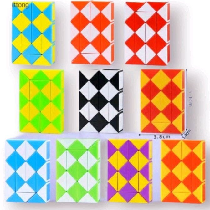 MAINAN RUBIK ULAR Kecil / MAINAN RUBIK  / RUBIK