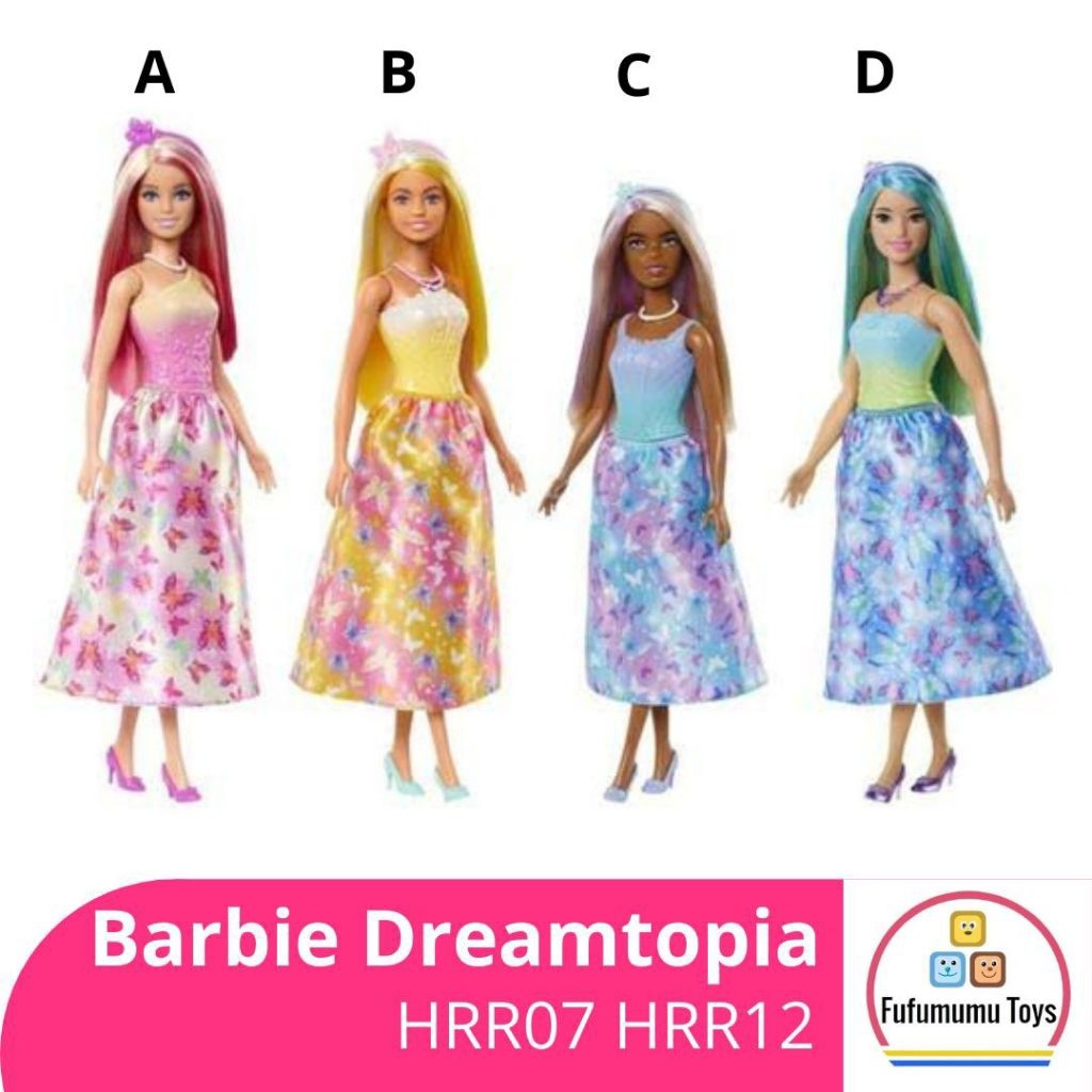Barbie Dreamtopia Princess Boneka Putri Original Mattel